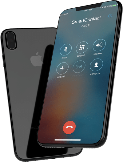smartcontact phone call on smartphone